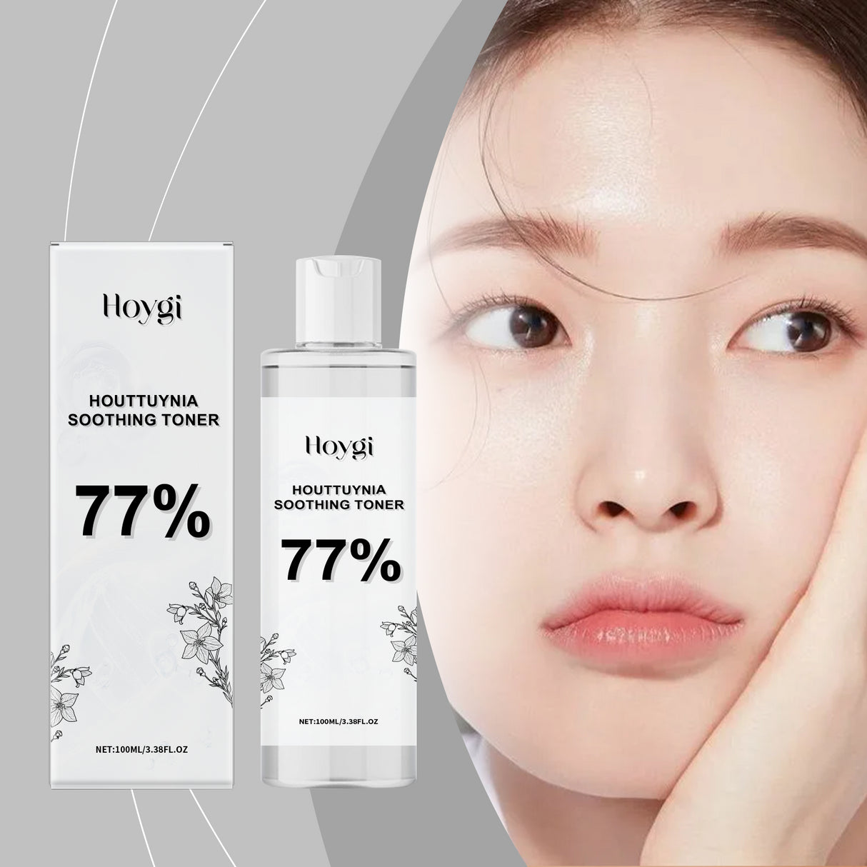 Htuynia Toner Deeply Hydrating, Firming, Smoothing And Brightening Skin Facial Care Essence Water