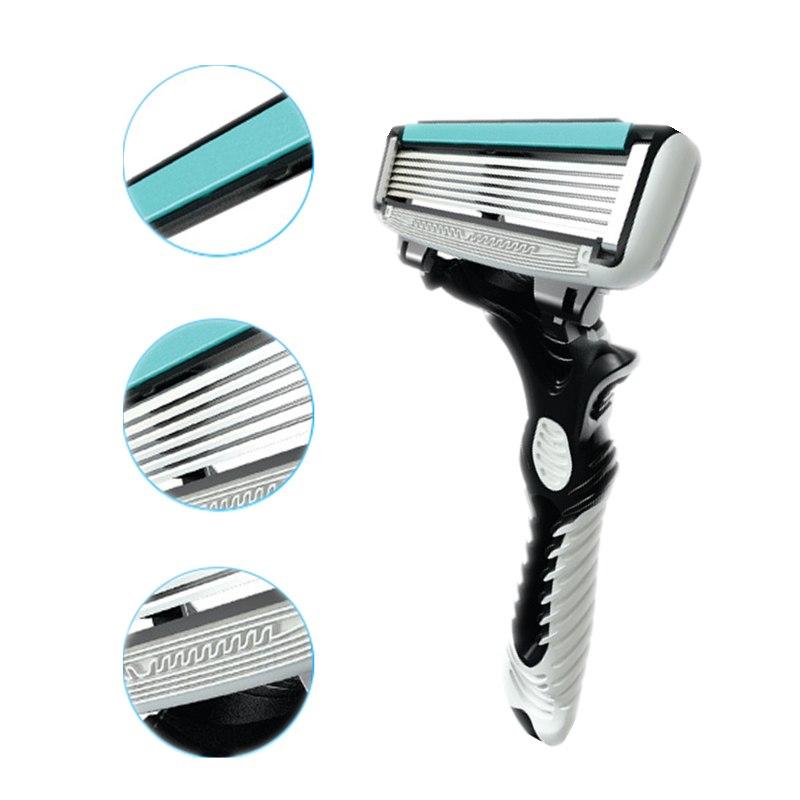 Shaving Razor Mens Profession Face Care 6-layer Stainless Razor Blades - V.I.P Digital Presence
