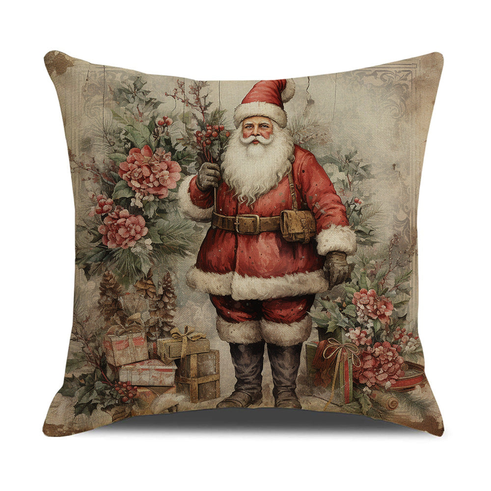 Nordic style Santa Claus Pillow Cover Christmas Tree Decoration Sofa Cushion Home Furnishings - V.I.P Digital Presence