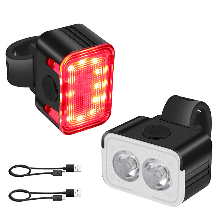 Bicycle lights, headlights, strong lights, night riding lights, taillights, mountain bikes, road bikes, children's charging, rainproof bike lights, cycling lights - V.I.P Digital Presence