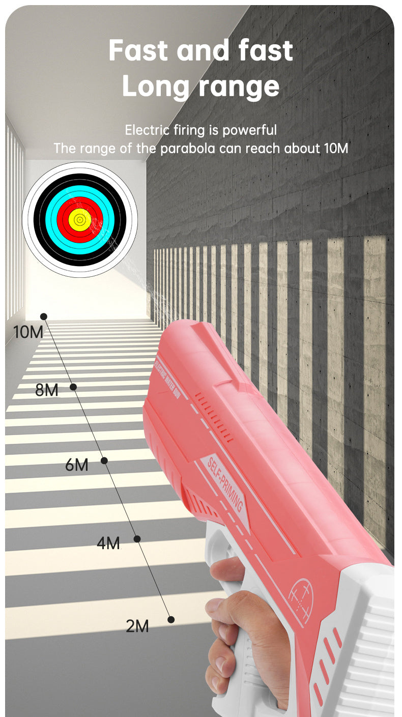 Electric Induction Water Gun Summer Outdoor Toys Automatic Pumping Gun Beach Swimming Pool Water Fight Children's Toy Gifts - V.I.P Digital Presence