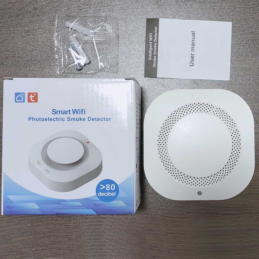 Tuya Smart Zigbee Smoke Detector Smart Fire Alarm Progressive Sound Photoelectric Smoke Sensor - V.I.P Digital Presence