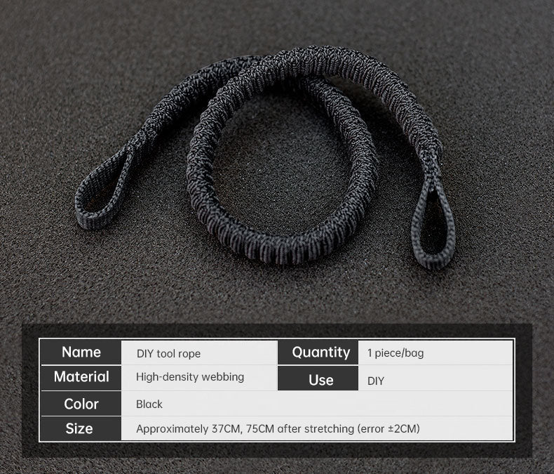 Func. tool rope, equip. tools, phone anti-loss hooks, bag & pant dec. ropes - V.I.P Digital Presence