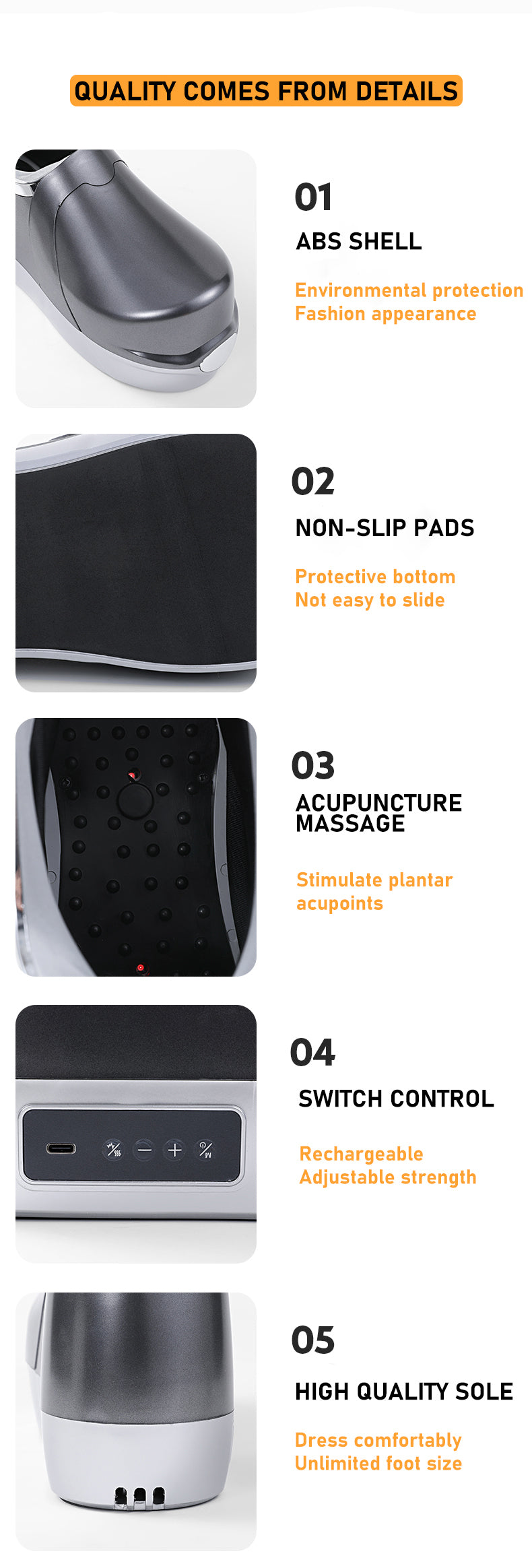 Multifunctional massage shoes Sole acupoint massage shoes - V.I.P Digital Presence