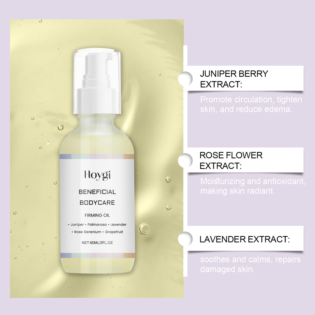 Body Care Oil, Gentle Moisturizing, Firming And Improving Skin Elasticity Body Massage Care Essential Oil - V.I.P Digital Presence