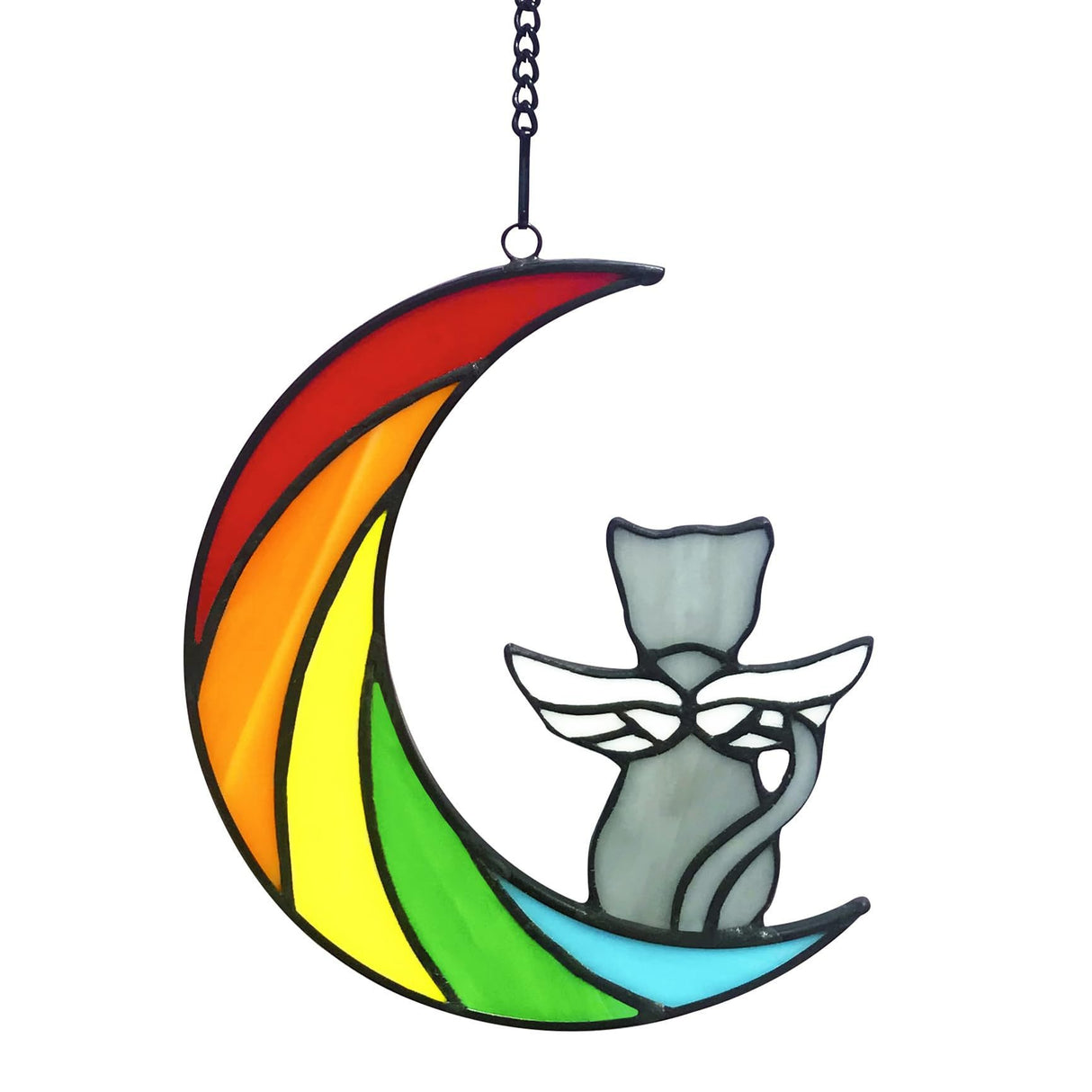 Cat enthusiast commemorative gift cute cat acrylic flat home window wall outdoor decoration pendant - V.I.P Digital Presence