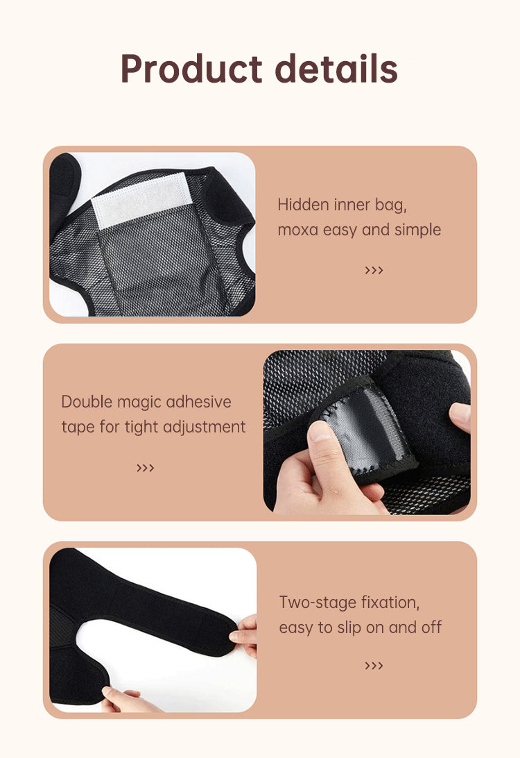 Electric heating knee massage instrument, vibration moxibustion, shoulder and elbow joint pain, hot compress knee massager for old cold legs - V.I.P Digital Presence