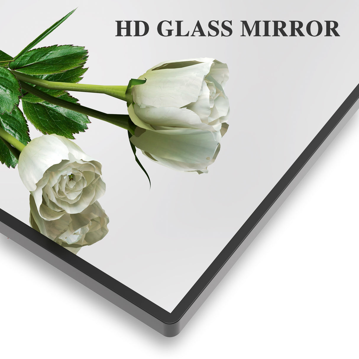 40x30 Inch modern bathroom mirror with storage rack rectangular mirror bathroom living room bedroom hanging mirror - V.I.P Digital Presence