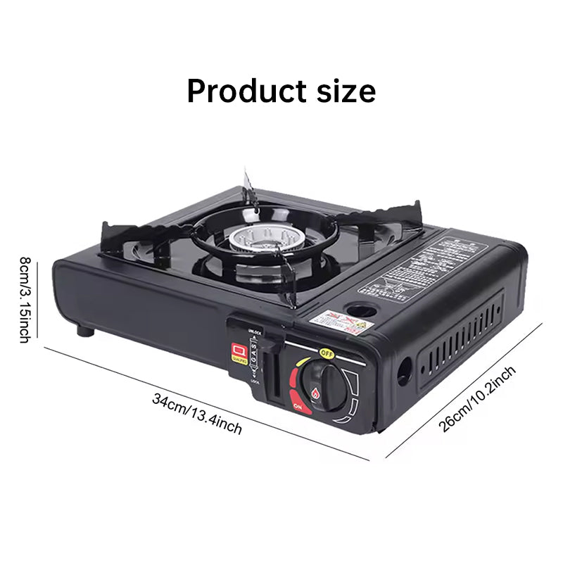Single - burner Butane Camping Stove, windproof, adjustable, portable - V.I.P Digital Presence