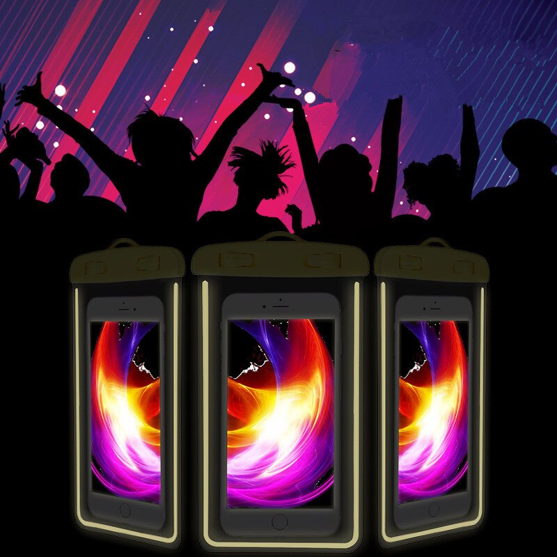 Waterproof Case for Samsung Galaxy s8 J5 s4 s5 s6 s7 Grand Prime Case Underwater Luminous Pouch Cas - V.I.P Digital Presence