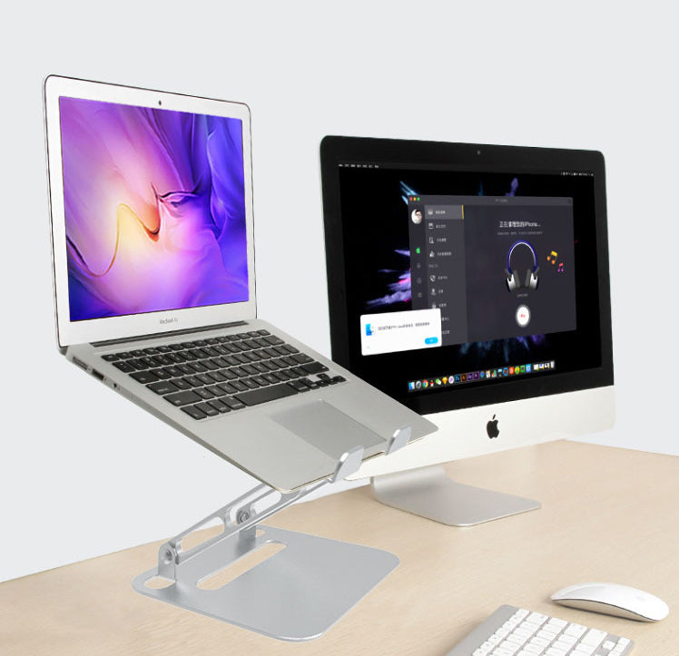 Soporte de refrigeración para portátil de aleación de aluminio simple y duradero, soporte plegable para tableta portátil