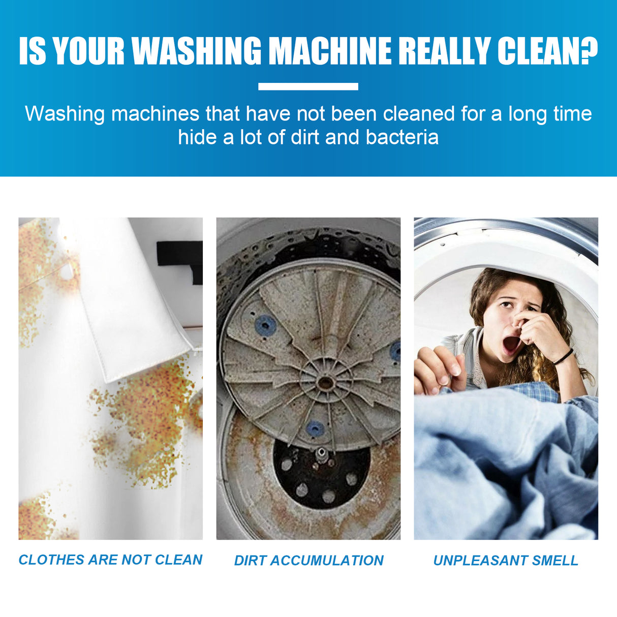 Washing Machine Cleaner, Washing Machine Tank Automatic Drum Liner Dirt Cleaning Sheet - V.I.P Digital Presence