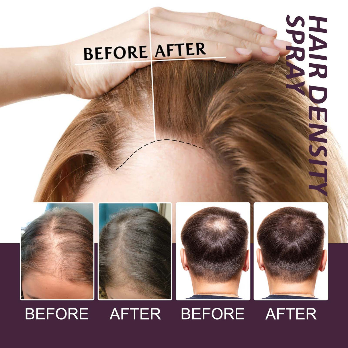 Volumizing And Dense Hair Spray, Repair Dry Hair, Strengthen Hair Nourishing And Volumizing Hair Treatment Spray - V.I.P Digital Presence