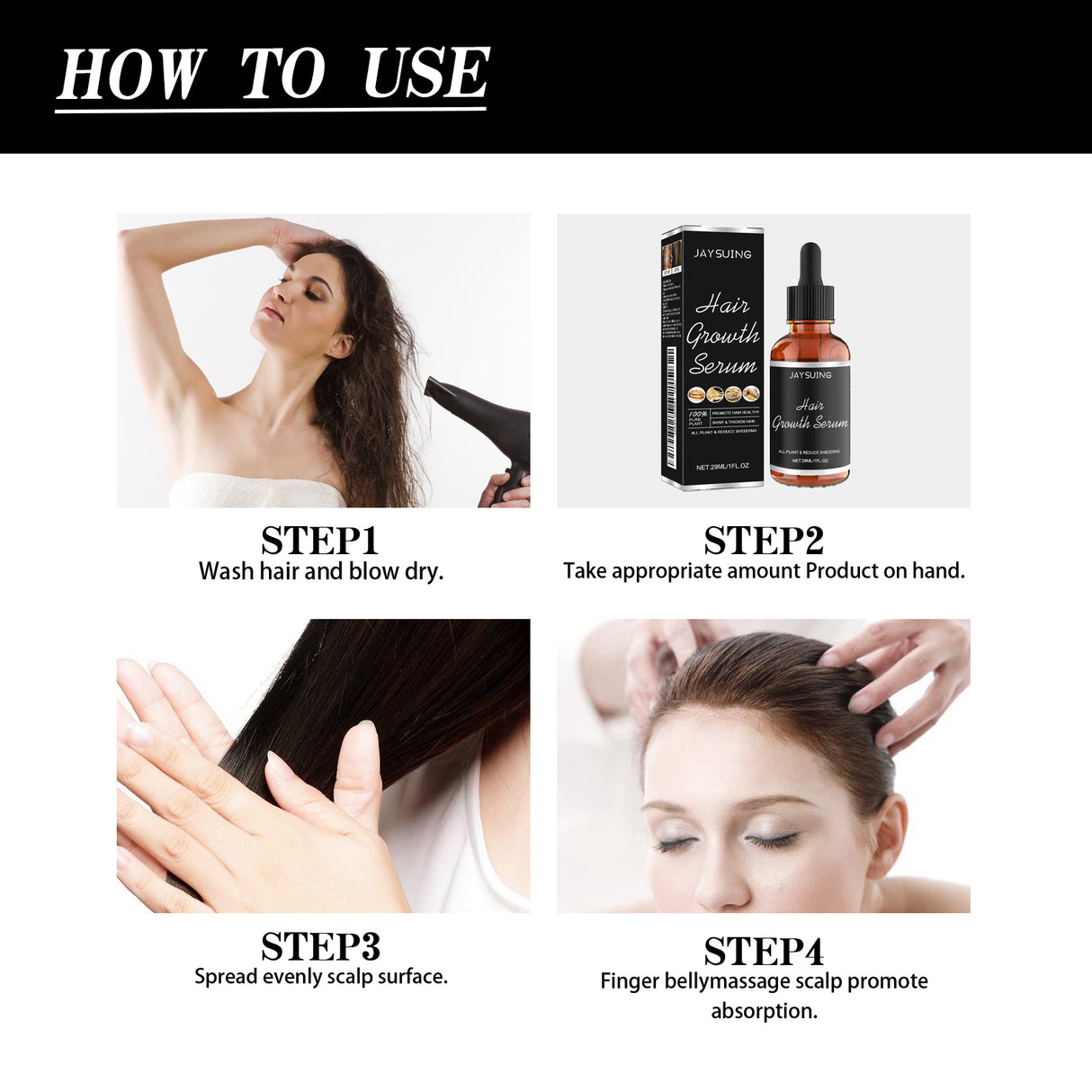 Hair Serum Gently Nourishes Scalp Massage For Gentle Hair Nourishing Essential Oil - V.I.P Digital Presence