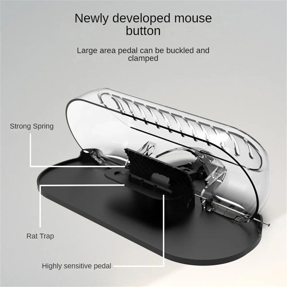 Catch Mice Mouse Artifact Transparent Upper Cover Increase Thickening Highly Sensitive Ully Automatic Large Space Design - V.I.P Digital Presence