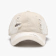 Distressed Adjustable Cotton Baseball Cap - V.I.P Digital Presence
