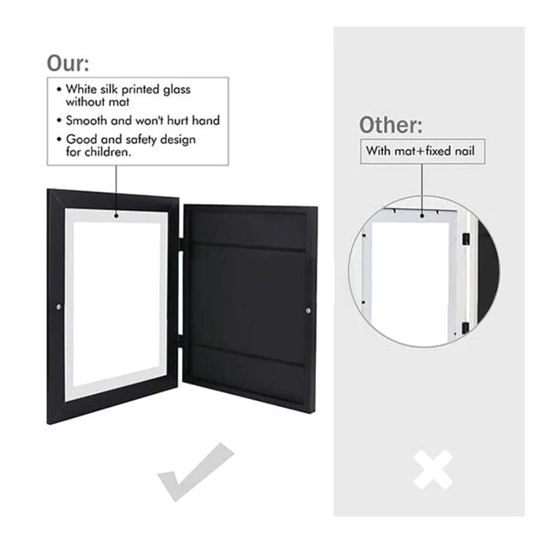 Children Art Frames Magnetic Front Open Changeable Kids Frametory for Photo Drawing Paintings Pictures Display - V.I.P Digital Presence
