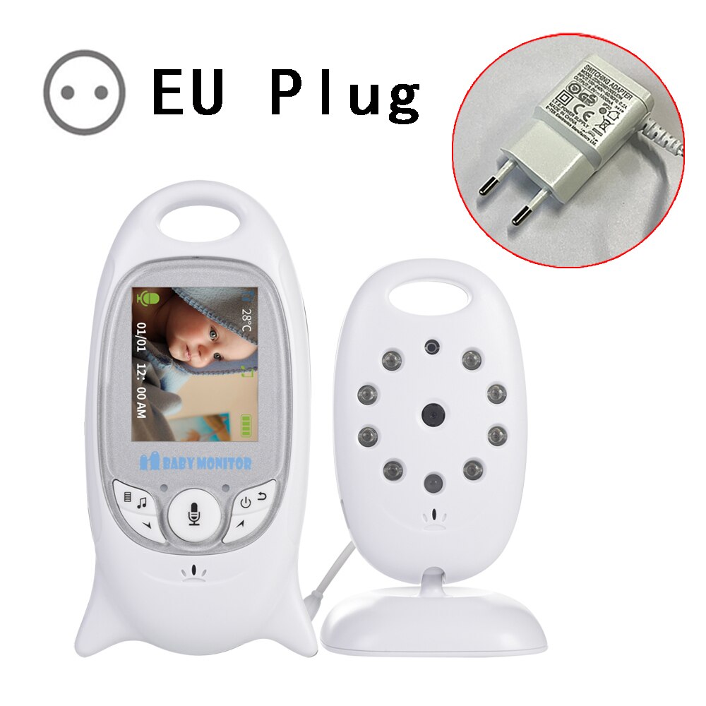 VB601 Baby Monitor 2 inch BeBe Baba Electronic Babysitter Radio Video Nanny Camera Night Vision Temperature Monitoring 8 Lullaby - V.I.P Digital Presence