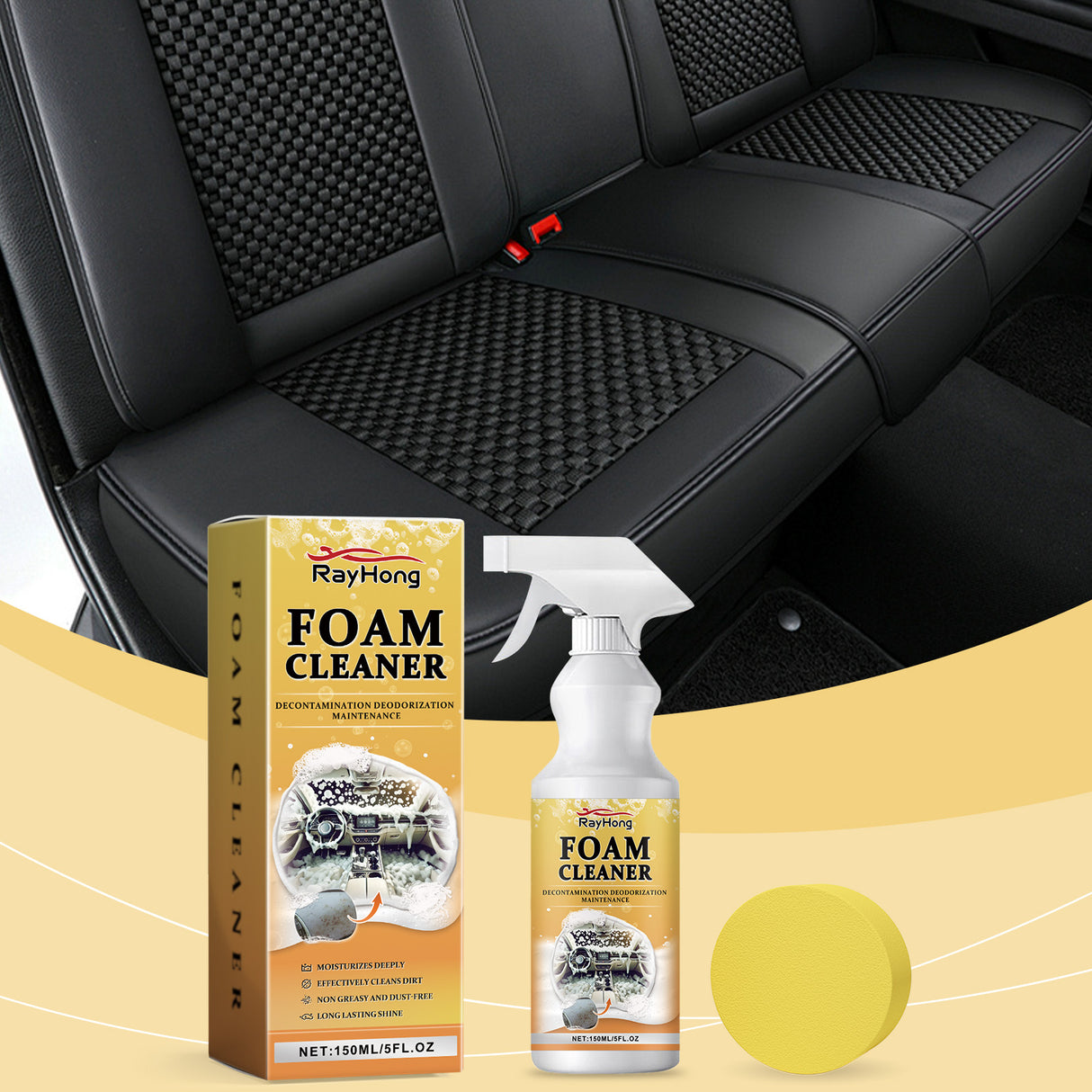 Car Multi-Purpose Foam Cleaner Interior Seat Instrument Panel Car Paint Maintenance Foam Cleaner - V.I.P Digital Presence