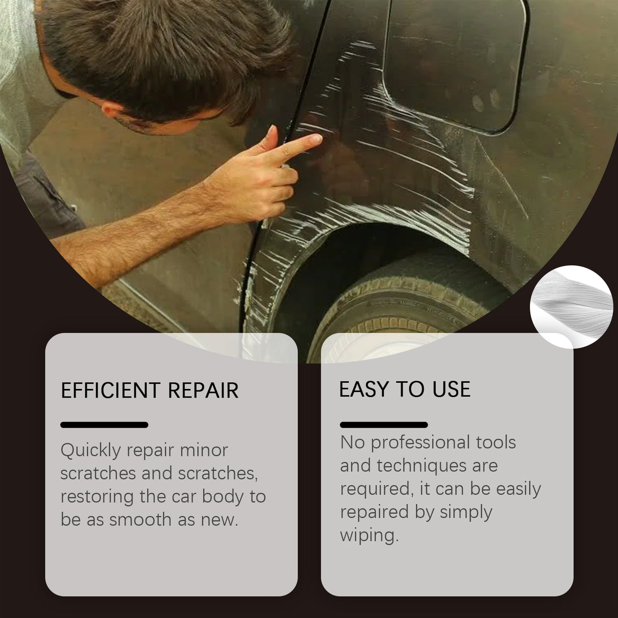 Automotive Nano Scratch Repair Cloth, Automotive Paint Scratch Water Stain Cleaning Repair And Maintenance Portable Cloth - V.I.P Digital Presence