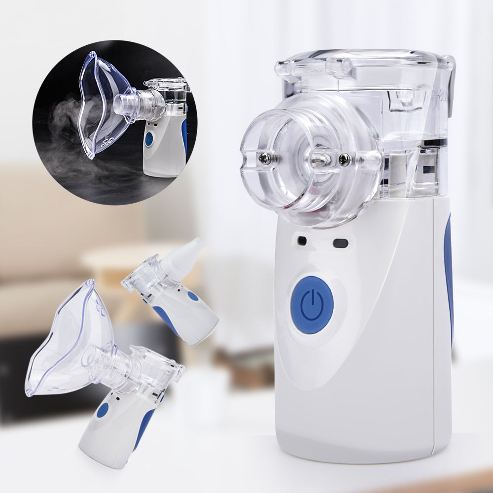 Portable Mesh Nebulizer Silent Ultrasonic Medical Steaming Inhaler USB Charging Adult Kids Respirator Humidifier Health Care - V.I.P Digital Presence