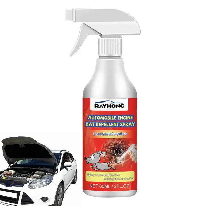 Car Household R odent R epellent Engine Compartment Medicine 60ML Anti-Mouse Trap Anti-Fantastic Mouse Trap Electric Cat Spray - V.I.P Digital Presence