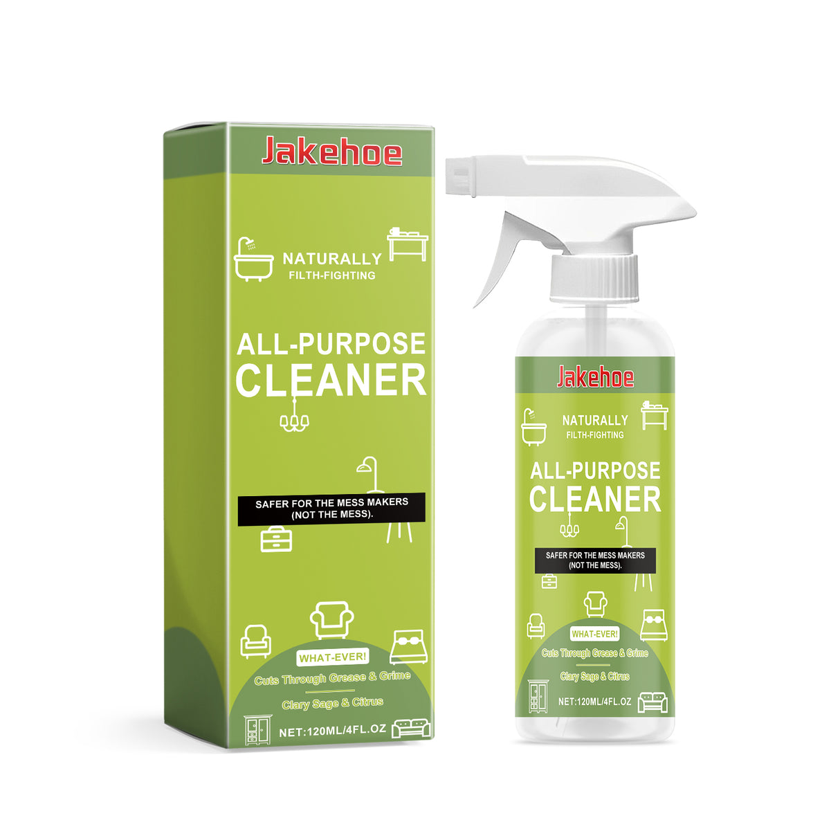 Multi-Purpose Cleaner Household Tile Countertop Stain Cleaner Kitchen Grease Cleaner Spray - V.I.P Digital Presence