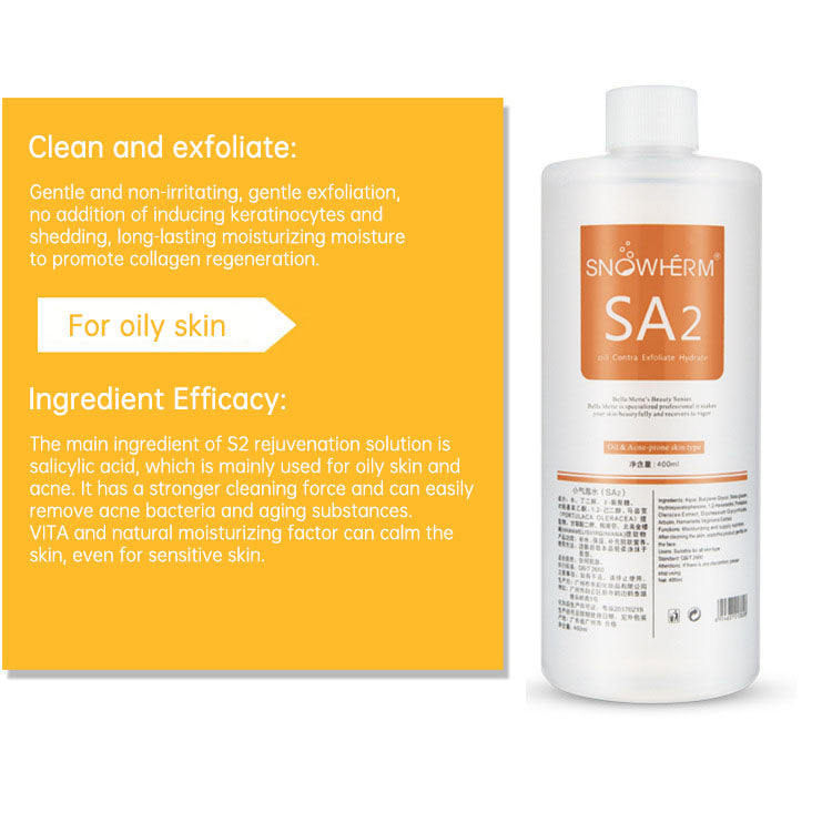 Solution Skin Clear Essence Product Hydra Facial Serum for Hydrafacial Machine Skin Deep Cleaning 400ml - V.I.P Digital Presence