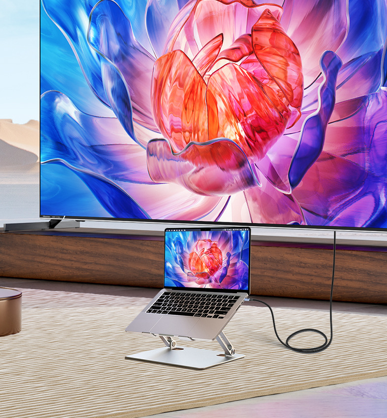 Data cable 100W mobile phone computer fast charging hard drive high-speed transmission 4k screen mirroring - V.I.P Digital Presence