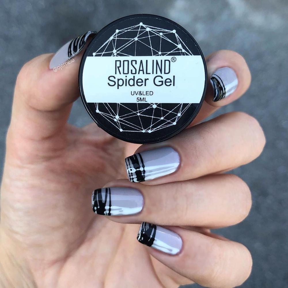 ROSALIND Gel Spider Line For Nails Art Gel Polish UV Colors Painting Gel Nail Polish Spider Gel Lacquer Web Stickers Gel Polish - V.I.P Digital Presence