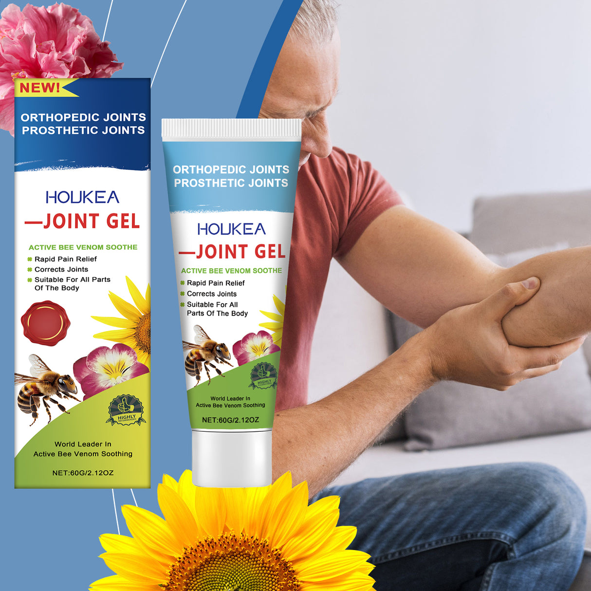 Bee Venom Joint Care Cream Body Joint Massage Gently Moisturizes Knees And Wrists Joint Care Cream - V.I.P Digital Presence