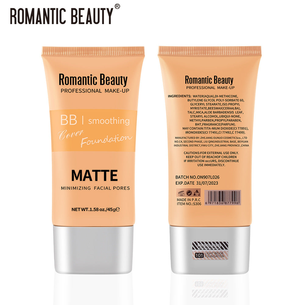 Romantic Beauty Waterproof Non-Standing Portable Foundation Oil Control Long Lasting Concealer Foundation - V.I.P Digital Presence