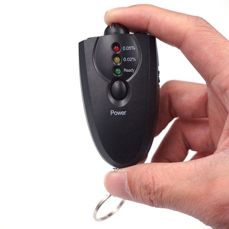 Mini Professional Digital Breathalyzer Key Chain Alcohol Tester Alcohol Breath Analyze Tester with flashlight - V.I.P Digital Presence