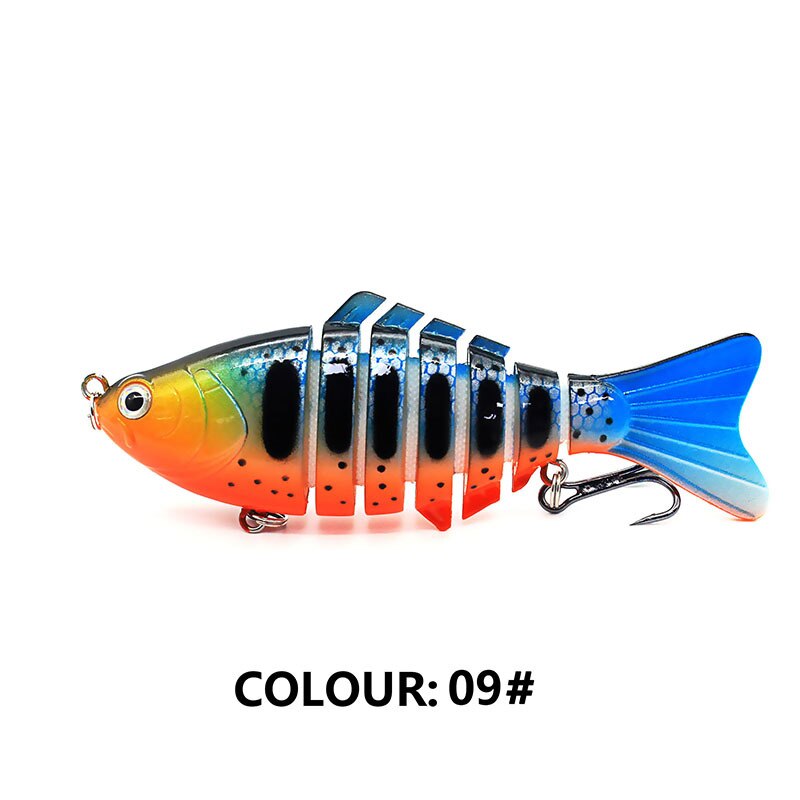 Multi Jointed Fishing Lure Sinking Artificial Wobbler Bait Hard Bait Swimbait 10cm/15.7g Fishing Tackle 7 Sections Crankbait - V.I.P Digital Presence