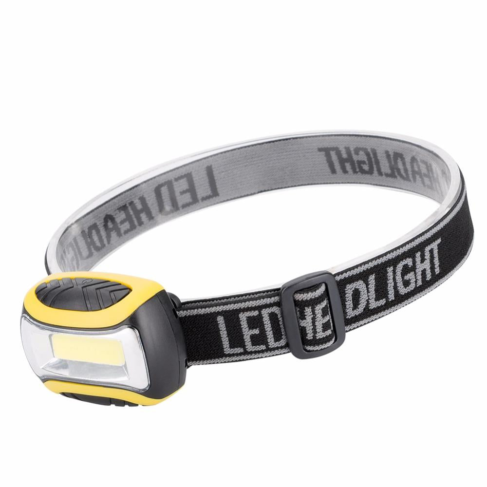 COB LED Headlamp Frontal 4 Mode Energy Saving Flashlight Linterna For Outdoor Sports Use AAA