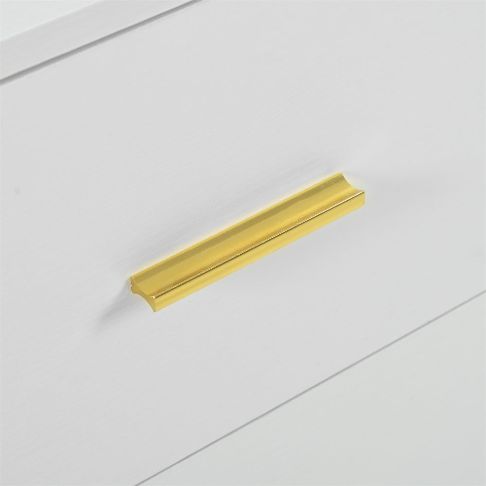 Modern White 9-Drawer Dresser for Bedroom - Ample Storage Wide Chest of Drawers, Sturdy & Safe - V.I.P Digital Presence