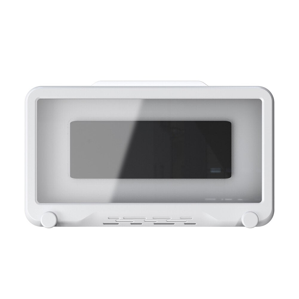 Rotary Bathroom Phone Holder Waterproof Case Box Wall Mounted All Covered Mobile Phone Shelves Self-Adhesive For Shower Bath