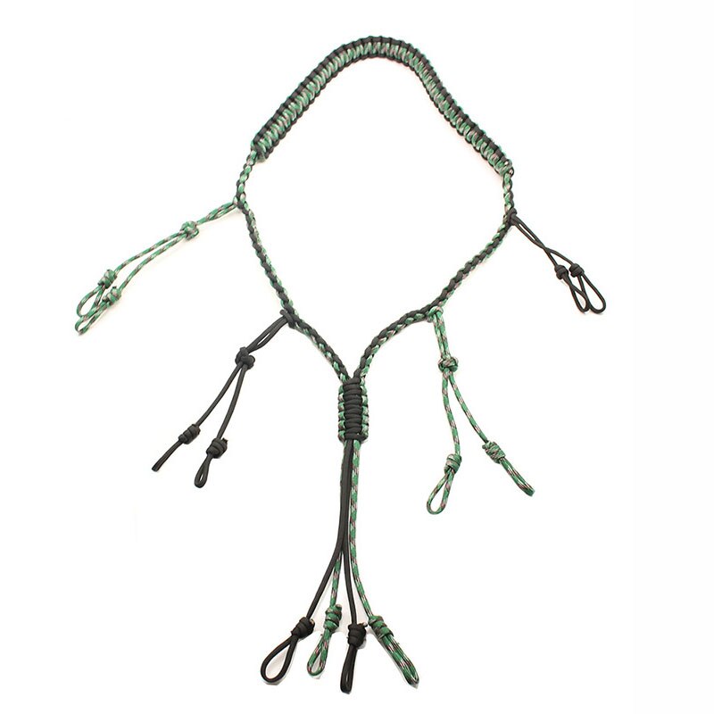 Hunting Decoy Rope Hunting Duck Call Lanyard Cord Hunter Game Whistle Lanyard Hunting Decoy Rope with 12 Adjustable Loops Rings - V.I.P Digital Presence