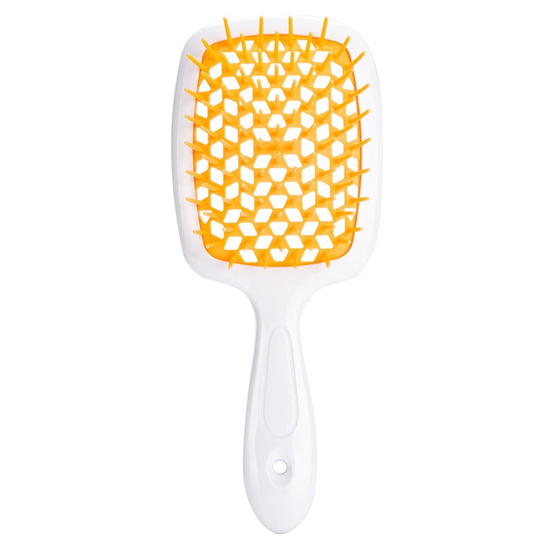 Honeycomb hollow massage comb, smooth hair grid comb, smooth hair dry and wet dual-purpose comb, curly and fluffy hair styling comb - V.I.P Digital Presence