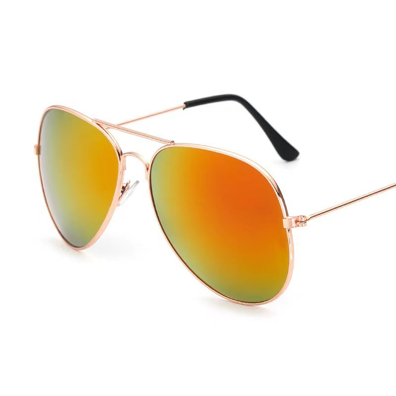 Sunglasses Colorful Toad Glasses Pilot Men And Women Models 3025 Color Film Reflective Sunglasses