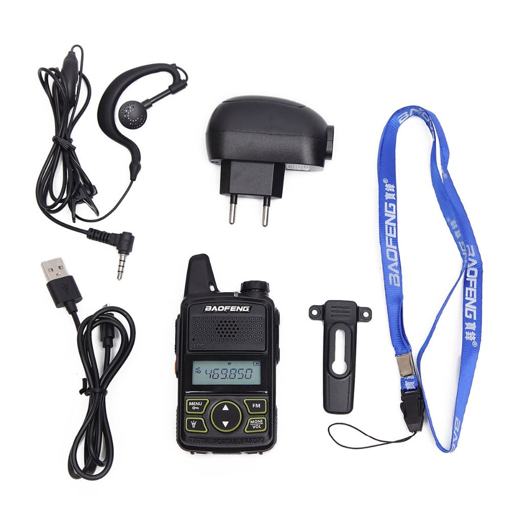 1pcs BAOFENG BF-T1 MINI Two Way Radio UHF 400-470mhz 20CH BFT1 Portable Walkie Talkie easy to carry BF T1 - V.I.P Digital Presence