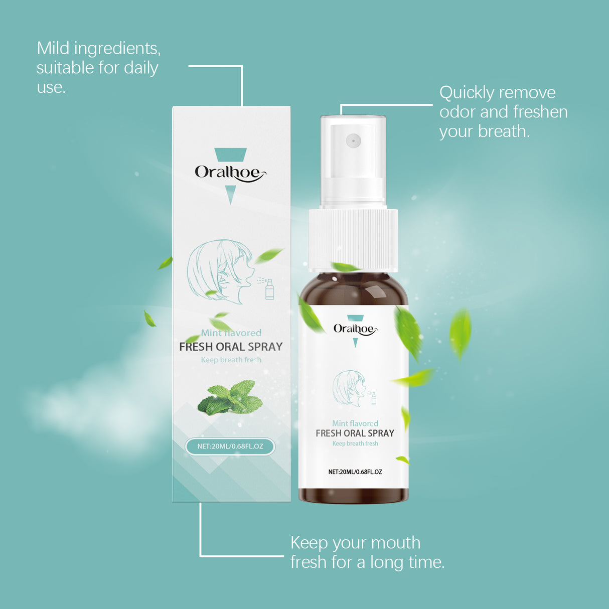 Mouth Freshening Spray Fresh Breath Deodorizer Care Mouth Health Freshening Spray - V.I.P Digital Presence