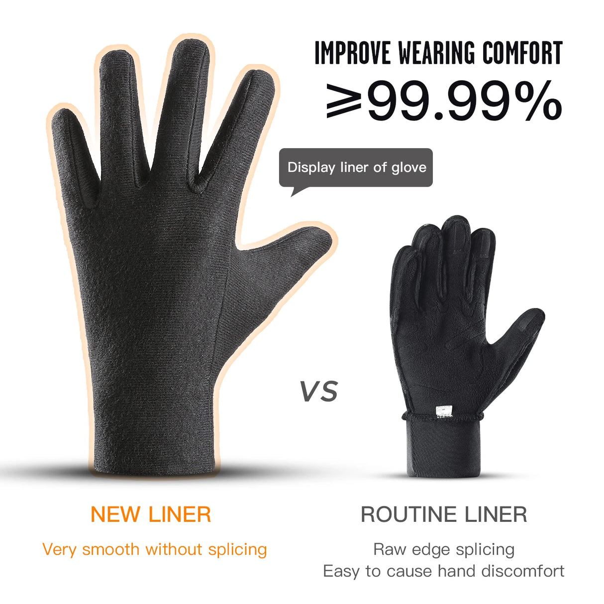 Outdoor new cycling warm cycling gloves thickened and plush comfortable touch screen anti splash and anti slip - V.I.P Digital Presence