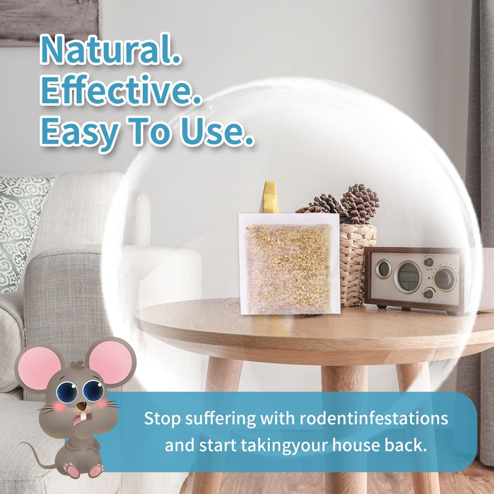Natural Mouse Rodent Pouch Pest Control Anti Mouse Trap Repel Mice from Nesting & Freshen Air Cinnamon/Peppermint Oils - V.I.P Digital Presence