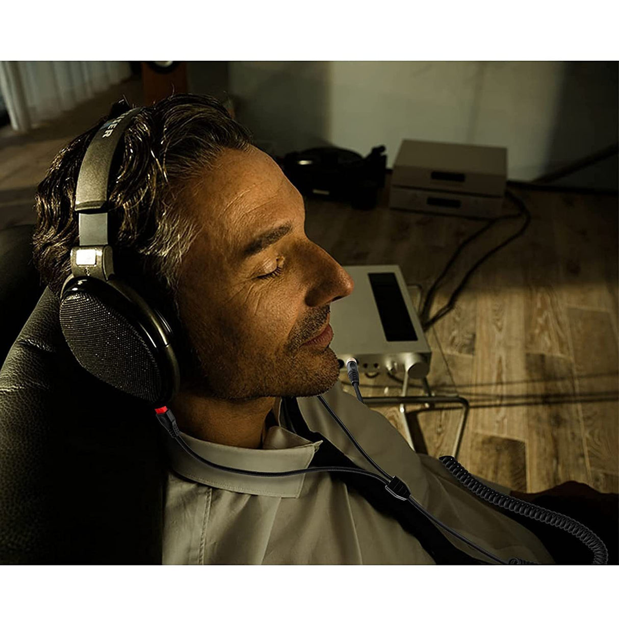 Suitable for Senhai HD580 HD600 HD650 HD660S Spring Earphone Audio Cable - V.I.P Digital Presence