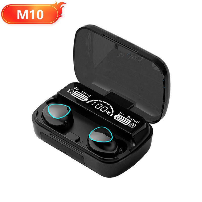 M10M30 Bluetooth Headset High-Capacity Wireless Private Model TWS New F9 Smiley Face Binaural 5.1 Noise Cancellation - V.I.P Digital Presence
