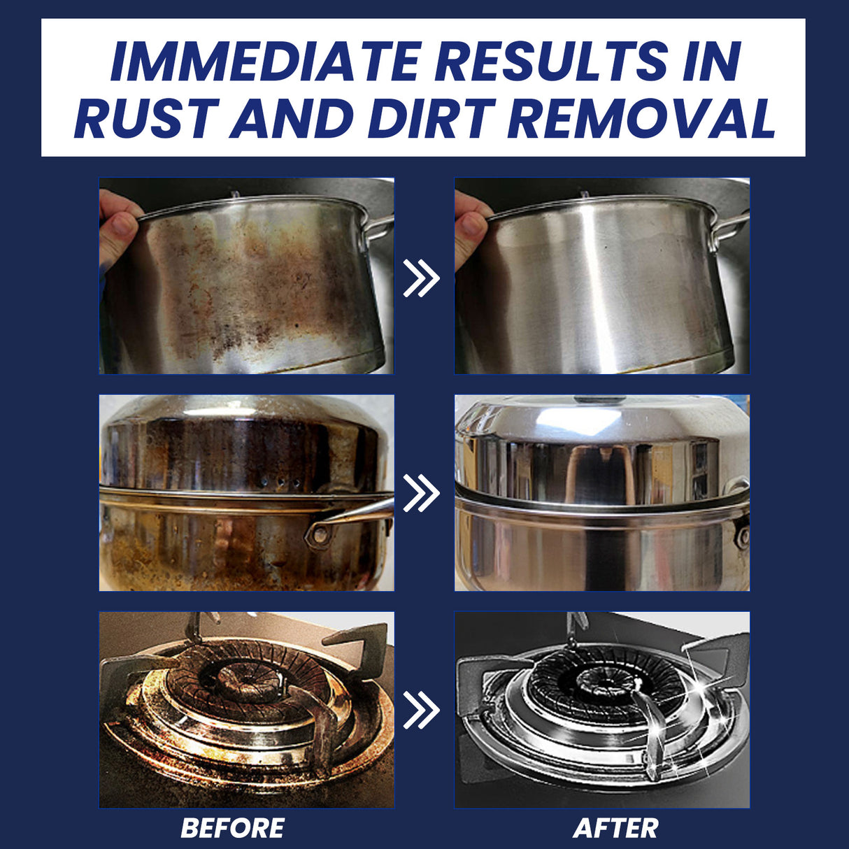 Stainless Steel Cleaning Cream, Kitchen Stove Stainless Steel Pot With Stubborn Stains And Black Dirt Clean Decontamination - V.I.P Digital Presence