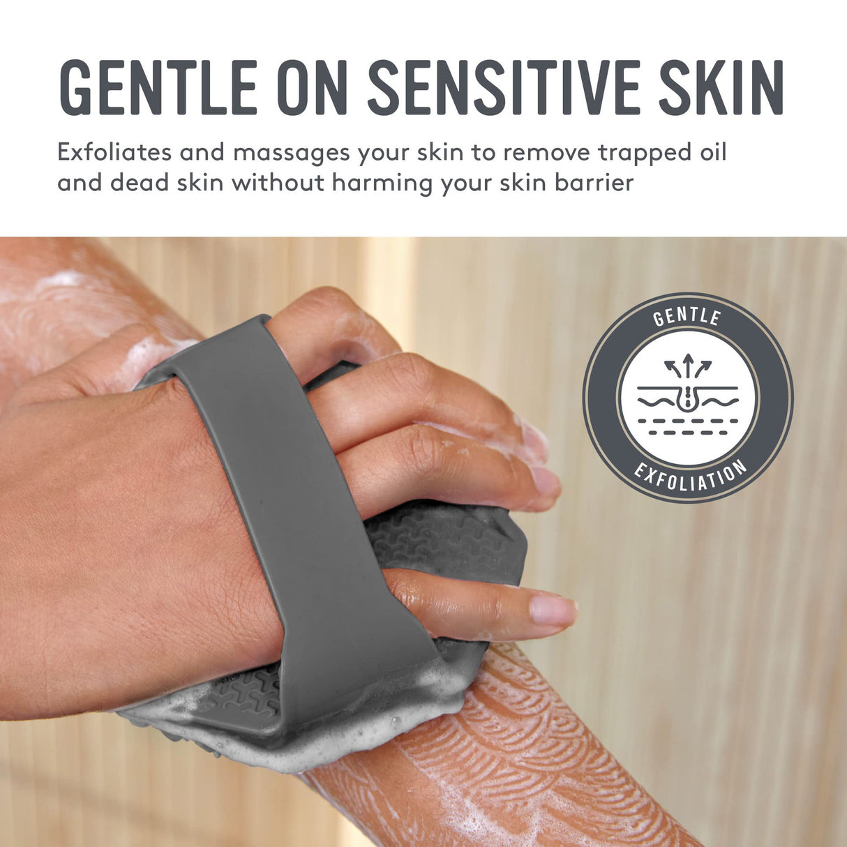 Fish fin shaped shower brush Polygonal silicone shower brush Hexagonal shower brush Silicone shower ball - V.I.P Digital Presence