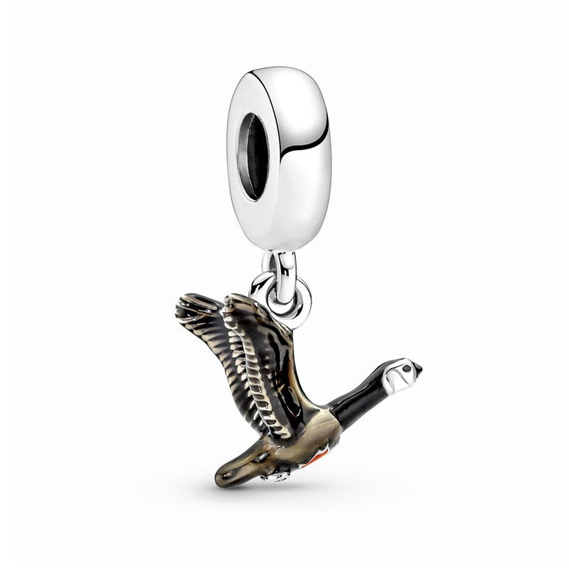 S925 sterling silver eternal confession double surround heart small motorcycle DIY accessories - V.I.P Digital Presence