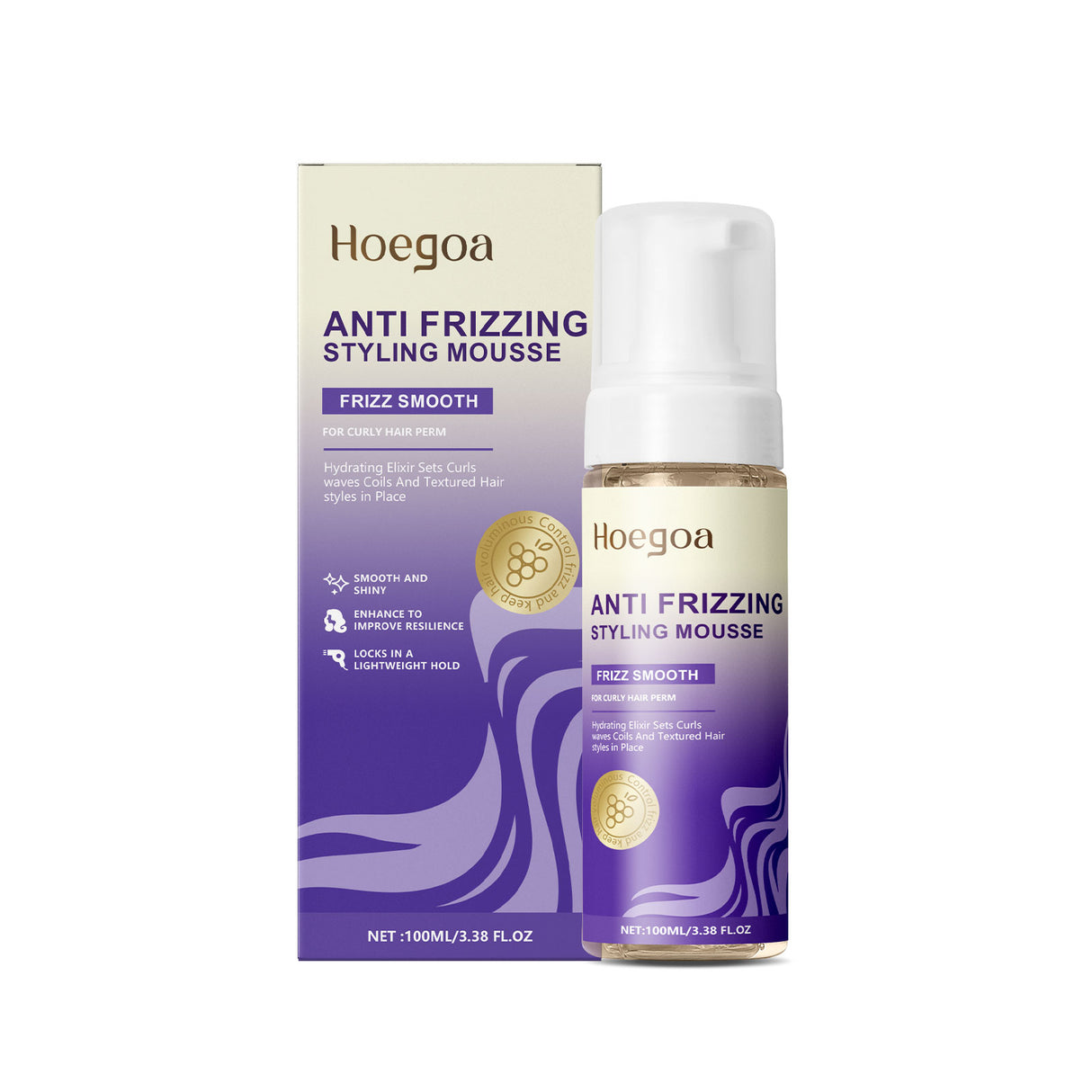 Curls Volumizing And Styling Mousse Curls Styling Shine Confident, Soft And Elastic Curling - V.I.P Digital Presence